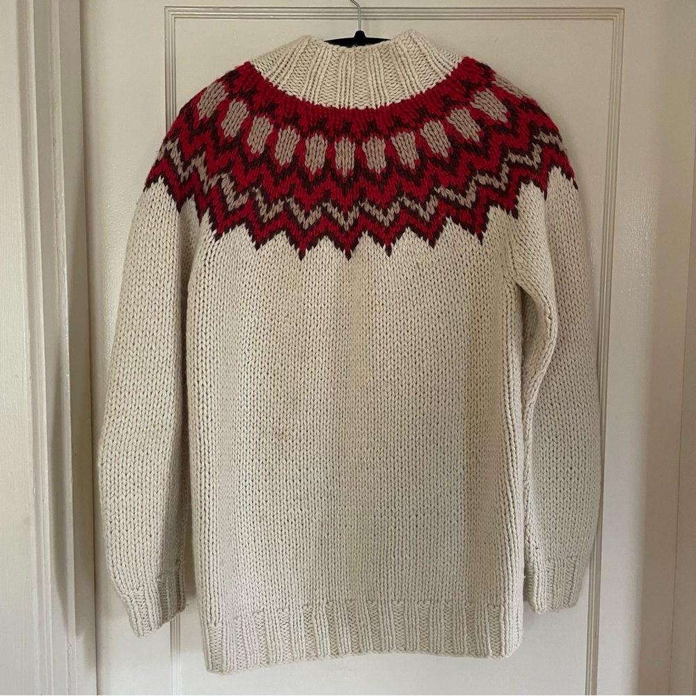 Vintage fair isle button up sweater from Japan - Picture 5 of 8
